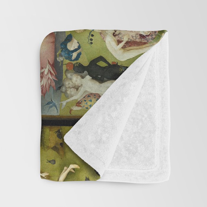 The Garden of Earthly Delights Throw Blanket Gallery Image 3