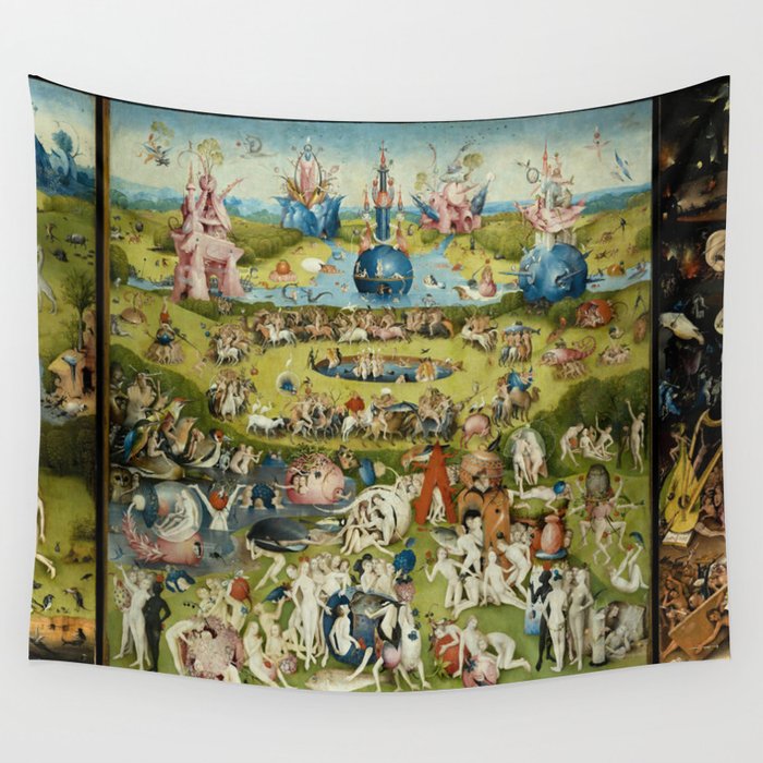 The Garden of Earthly Delights Wall Tapestry Gallery Image 4