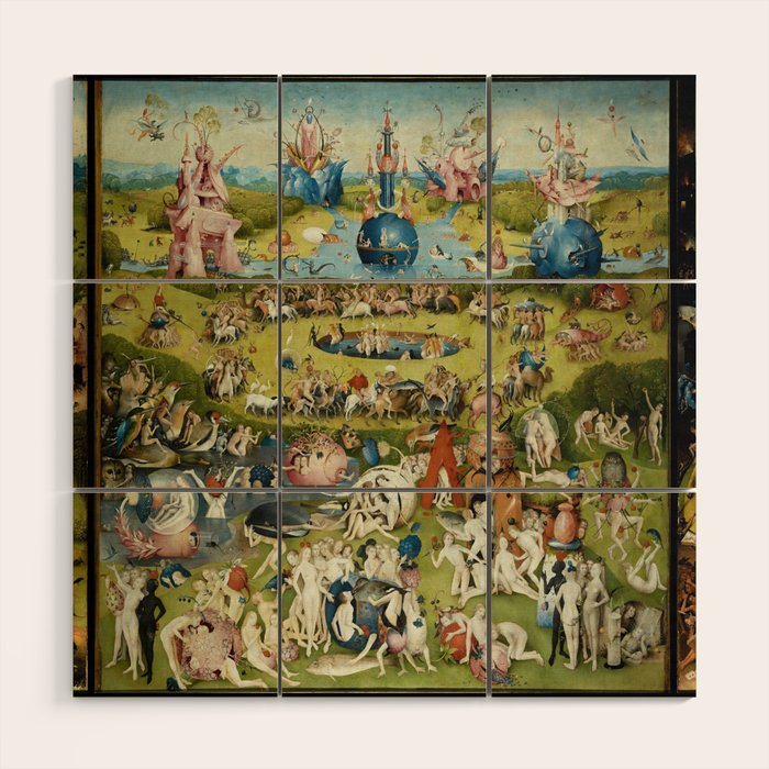 The Garden of Earthly Delights Wood Wall Art Gallery Image 1