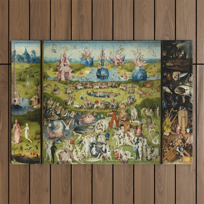 The Garden of Earthly Delights Outdoor Rug Gallery Image 1