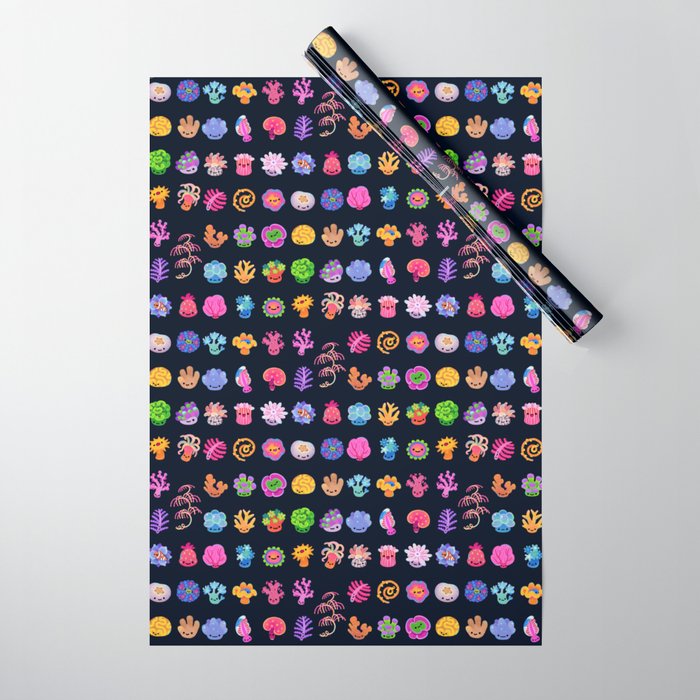 Coral (Anthozoa) Wrapping Paper Gallery Image 1
