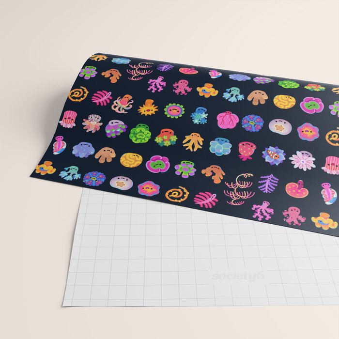 Coral (Anthozoa) Wrapping Paper Gallery Image 2