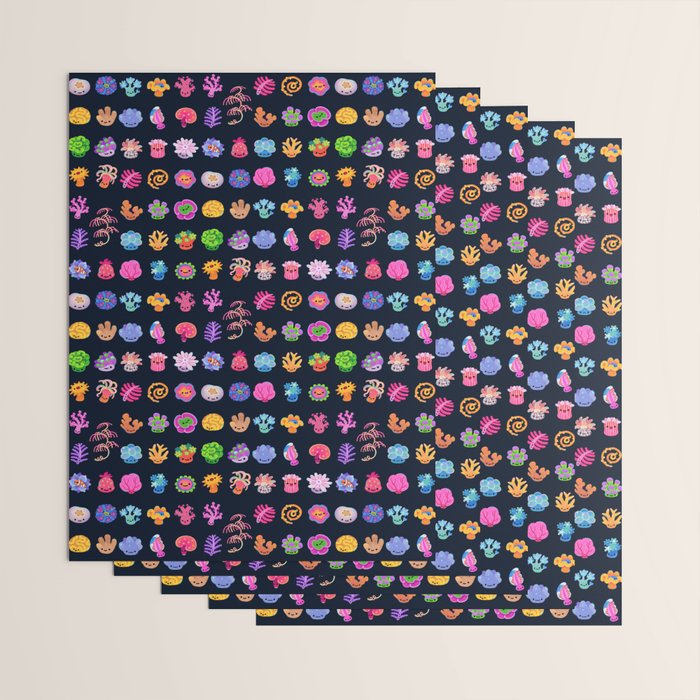 Coral (Anthozoa) Wrapping Paper Gallery Image 3
