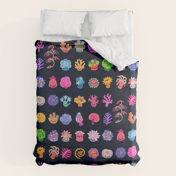 Coral (Anthozoa) Duvet Cover Gallery Image 6