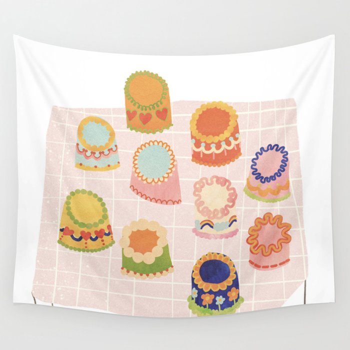 Cake Shop Wall Tapestry Gallery Image 1