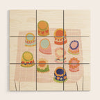 Cake Shop Wood Wall Art Gallery Image 1