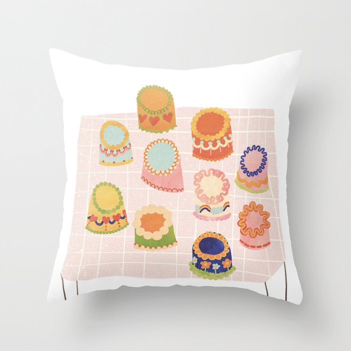Cake Shop Throw Pillow Gallery Image 6