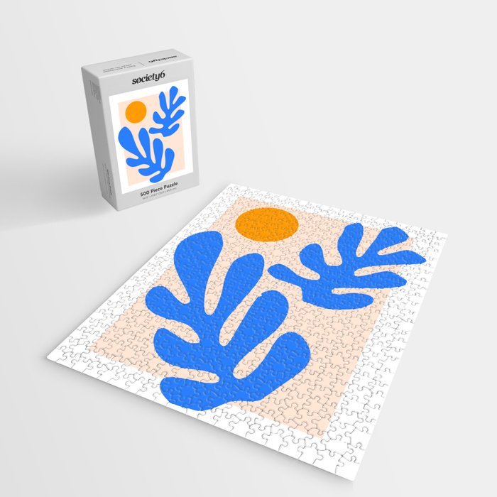 Henri Matisse - Leaves - Blue Jigsaw Puzzle Gallery Image 2