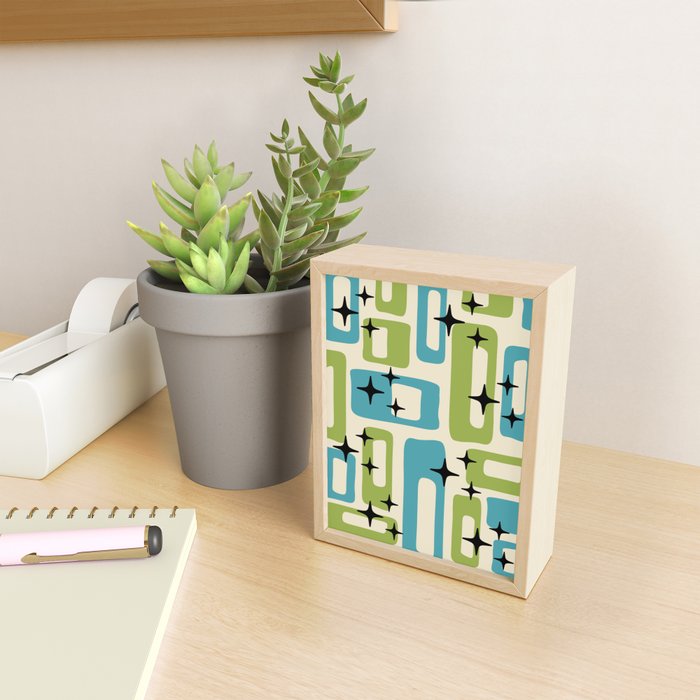 Mid Century Modern Mini Art Print Gallery Image 2