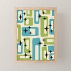 Mid Century Modern Mini Art Print Gallery Image 1