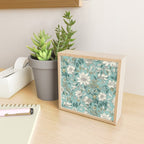 Elegant Vintage Floral Pattern Mini Art Print Gallery Image 2