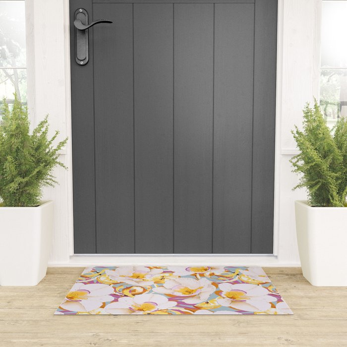 Lemons among the exotic flowers 4 Welcome Mat Gallery Image 3