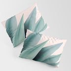 Agave flare II - peach Pillow Sham Gallery Image 3