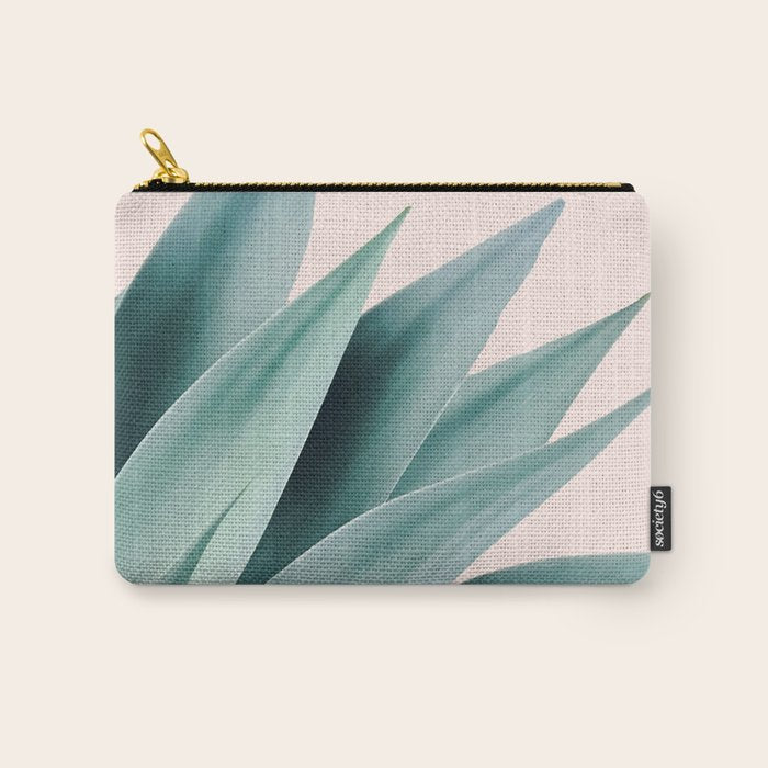 Agave flare II - peach Carry All Pouch Gallery Image 1