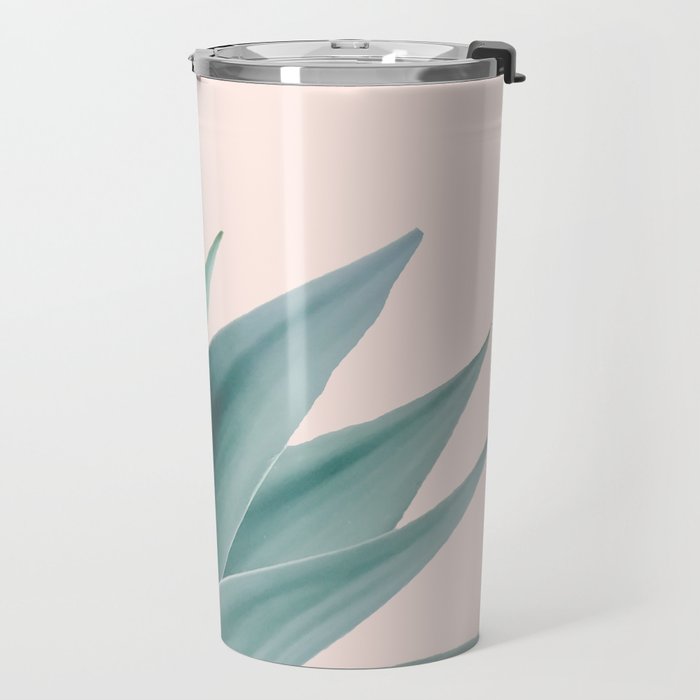 Agave flare II - peach Travel Mug Gallery Image 2