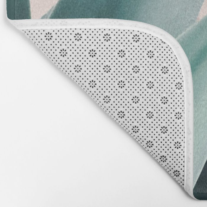 Agave flare II - peach Bath Mat Gallery Image 2