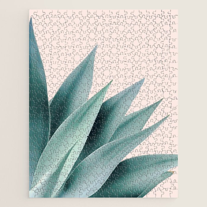 Agave flare II - peach Jigsaw Puzzle Gallery Image 1