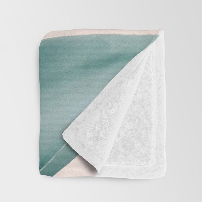 Agave flare II - peach Throw Blanket Gallery Image 3