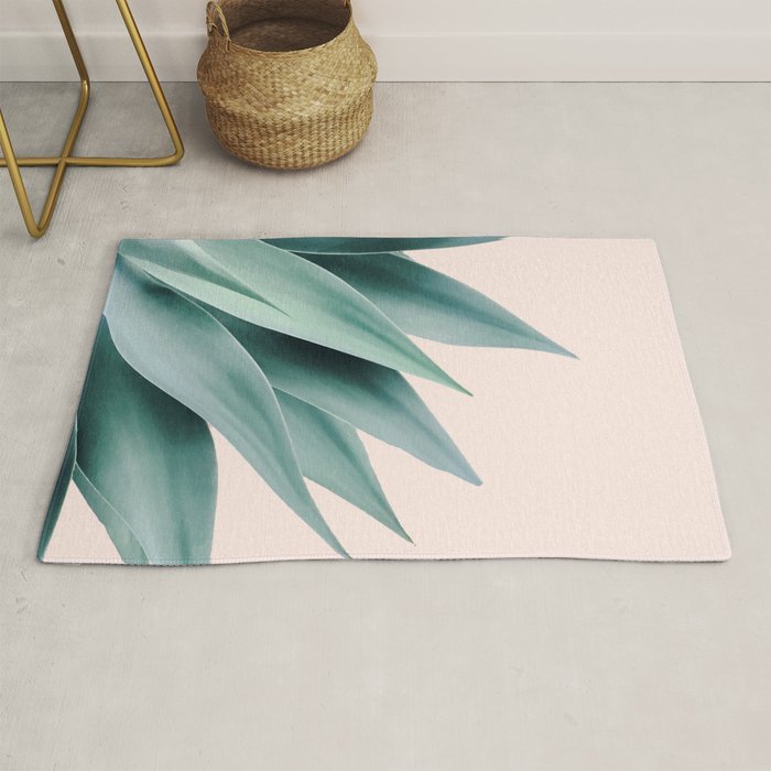 Agave flare II - peach Rug Gallery Image 1