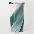 Agave flare II - peach Travel Mug Gallery Image 3