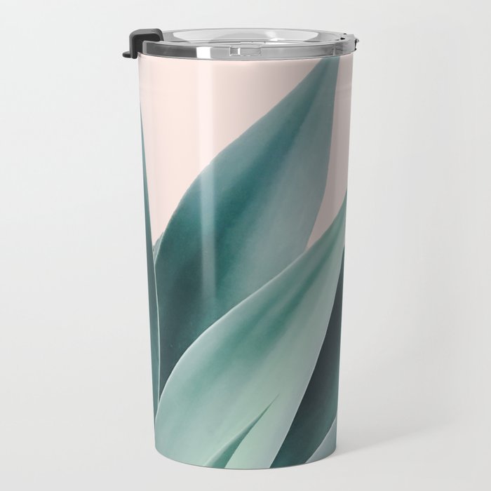 Agave flare II - peach Travel Mug Gallery Image 3