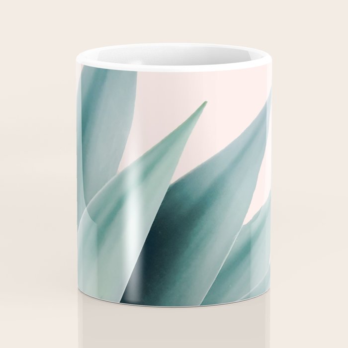 Agave flare II - peach Coffee Mug Gallery Image 4