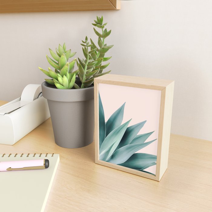 Agave flare II - peach Mini Art Print Gallery Image 2