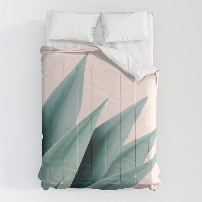 Agave flare II - peach Comforter Gallery Image 6