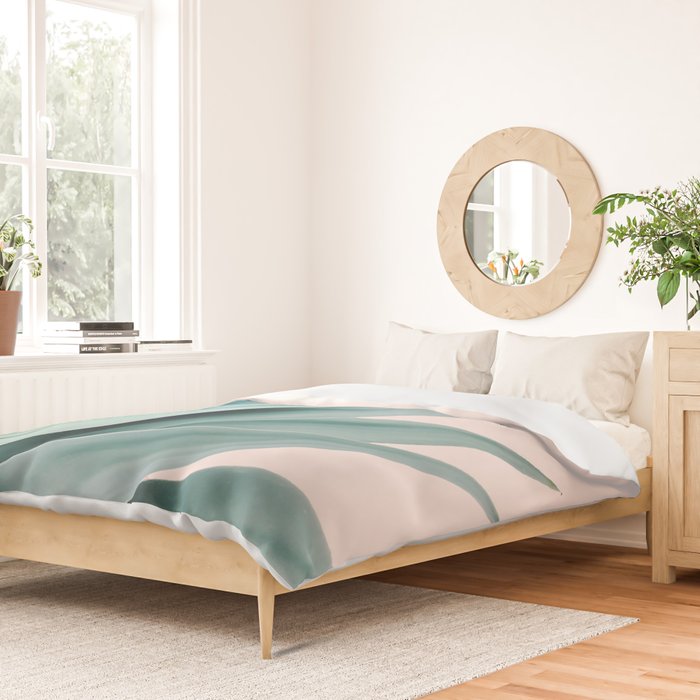 Agave flare II - peach Duvet Cover Gallery Image 2