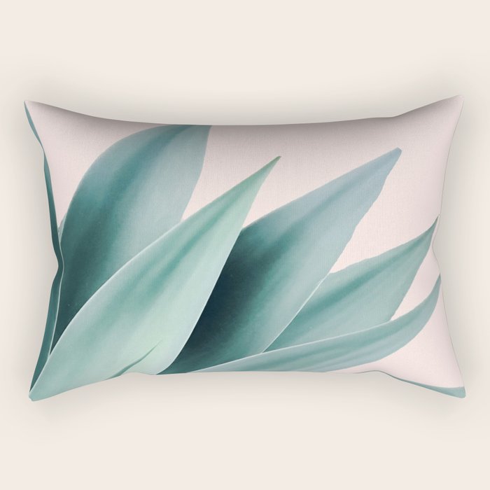Agave flare II - peach Rectangular Pillow Gallery Image 1