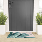 Agave flare II - peach Welcome Mat Gallery Image 3