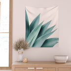 Agave flare II - peach Wall Tapestry Gallery Image 2