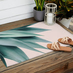 Agave flare II - peach Outdoor Rug Gallery Image 2