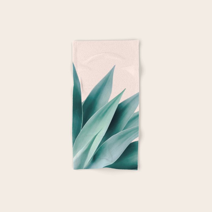 Agave flare II - peach Towels Gallery Image 1