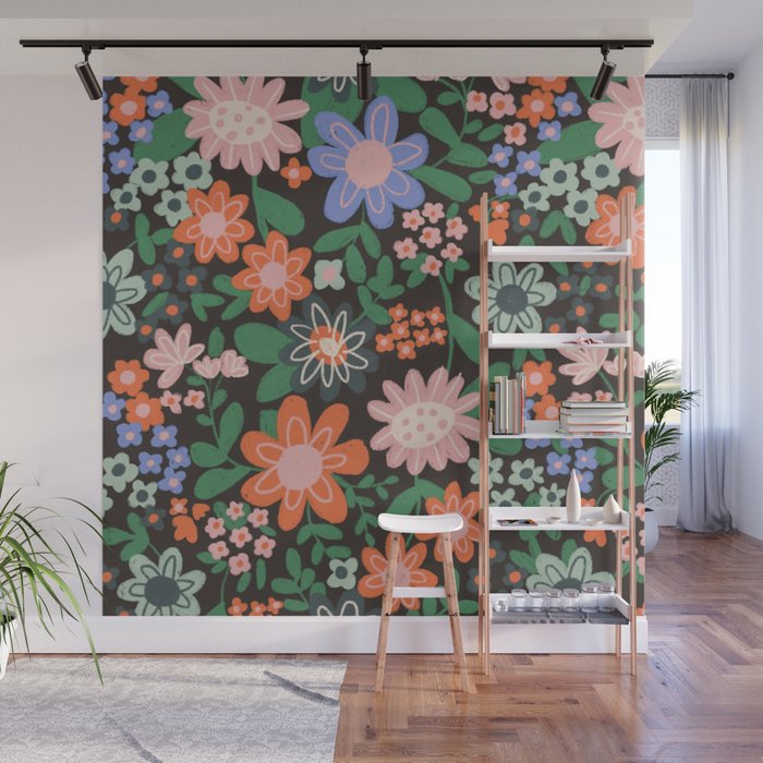 Bright meadow Wall Mural Gallery Image 1