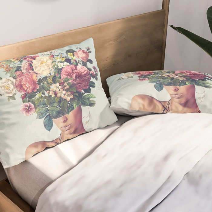 Flower-ism - Bouquet Pot Head Pillow Sham Gallery Image 2
