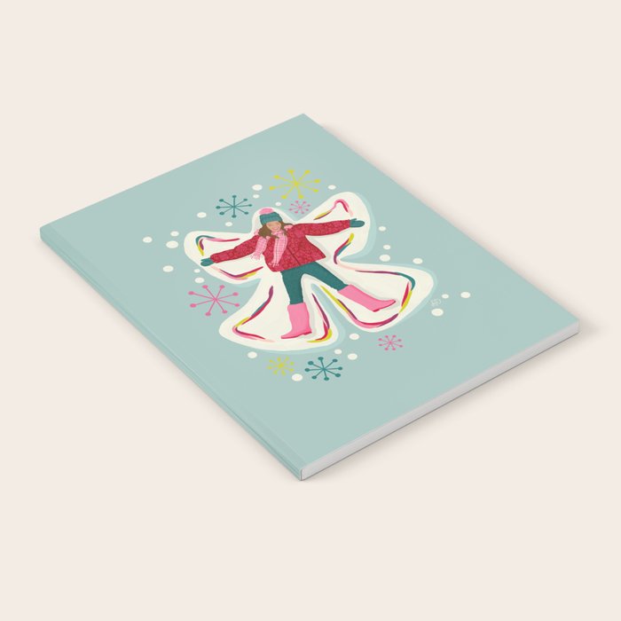 Winter Snow Angel Fun Notebook Gallery Image 2