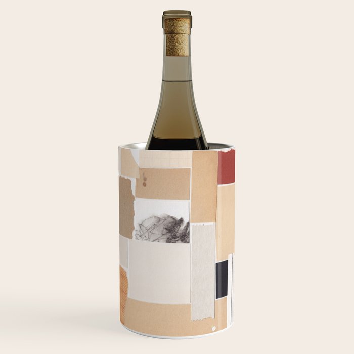 Plan / Mixed Media Collage Wine Chiller Gallery Image 2