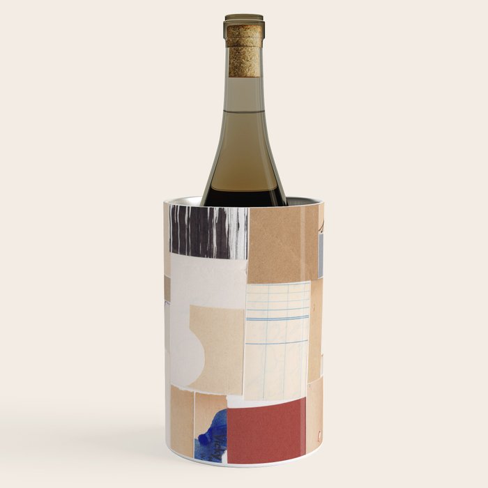Plan / Mixed Media Collage Wine Chiller Gallery Image 3