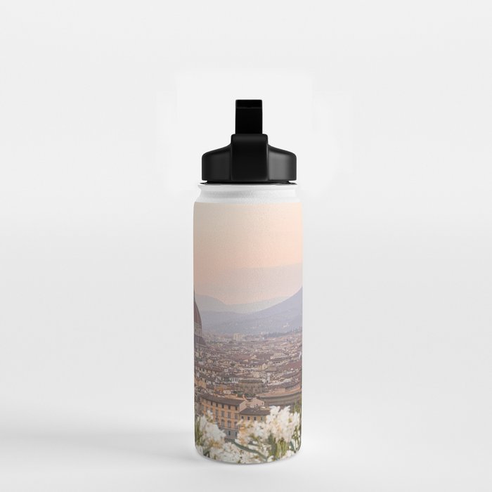 Sunset In Florence, Tuscany Photo | Il Duomo Cathedral In Soft Pastel Colors Art Print | Italy Travel Photography Water Bottle Gallery Image 2