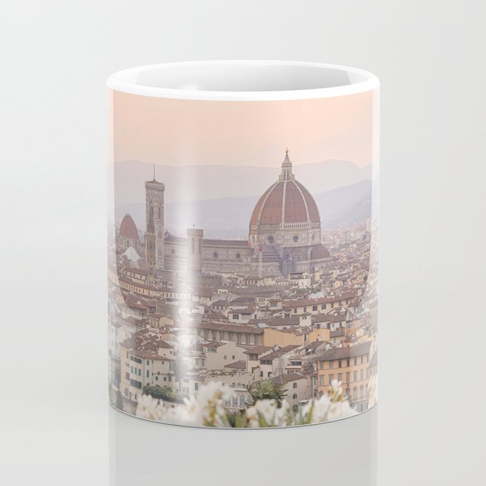 Sunset In Florence, Tuscany Photo | Il Duomo Cathedral In Soft Pastel Colors Art Print | Italy Travel Photography Coffee Mug Gallery Image 4