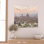Sunset In Florence, Tuscany Photo | Il Duomo Cathedral In Soft Pastel Colors Art Print | Italy Travel Photography Wall Tapestry Gallery Image 2