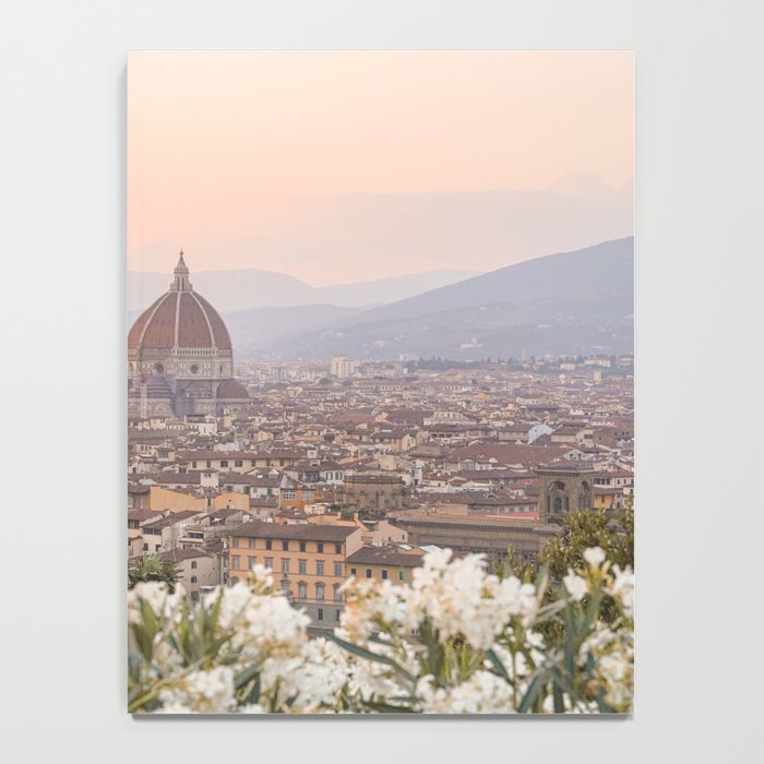 Sunset In Florence, Tuscany Photo | Il Duomo Cathedral In Soft Pastel Colors Art Print | Italy Travel Photography Notebook Gallery Image 4