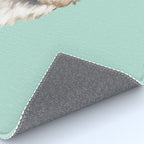 Bubblegum Sneaky Llama in Green Rug Gallery Image 4