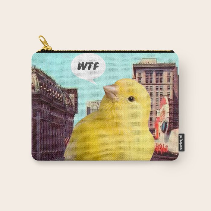 Canary in the City Carry All Pouch Gallery Image 1