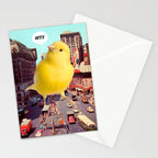 Canary in the City Stationery Card Gallery Image 2