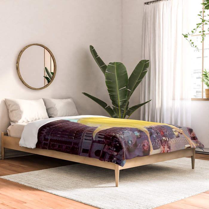 Canary in the City Comforter Gallery Image 2