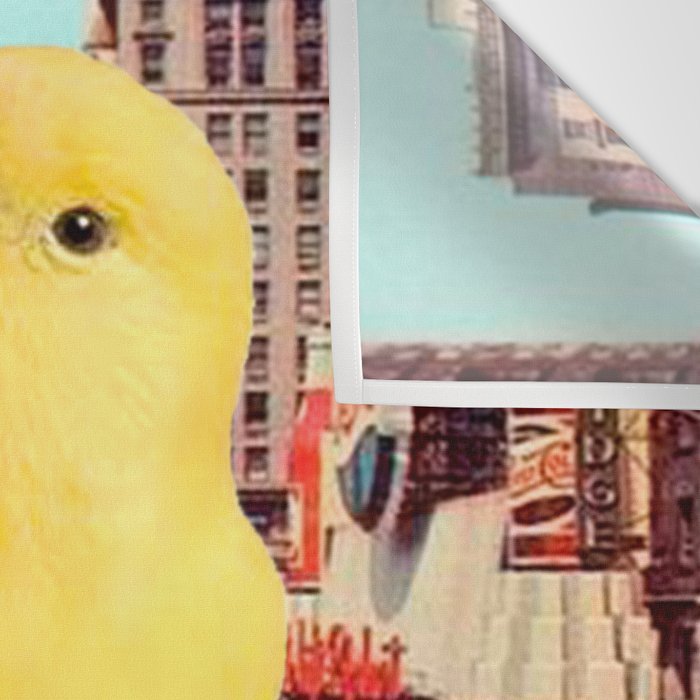 Canary in the City Wall Tapestry Gallery Image 3