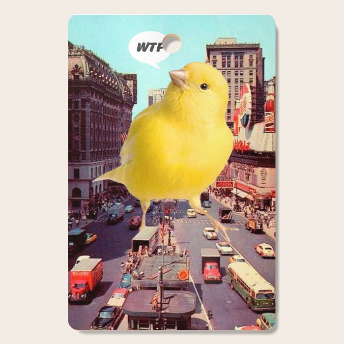Canary in the City Cutting Board Gallery Image 1