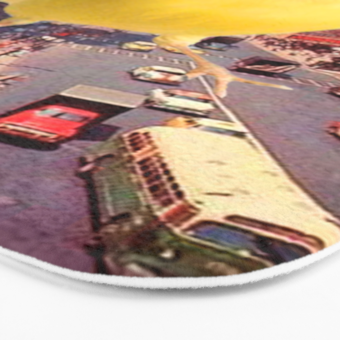 Canary in the City Bath Mat Gallery Image 3
